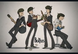 The Beatles 披头士 乐队桌面壁纸图片